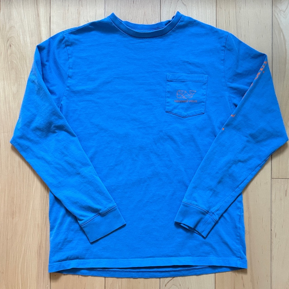 Vineyard Vines Boys Ling Sleeve Basketball Tee